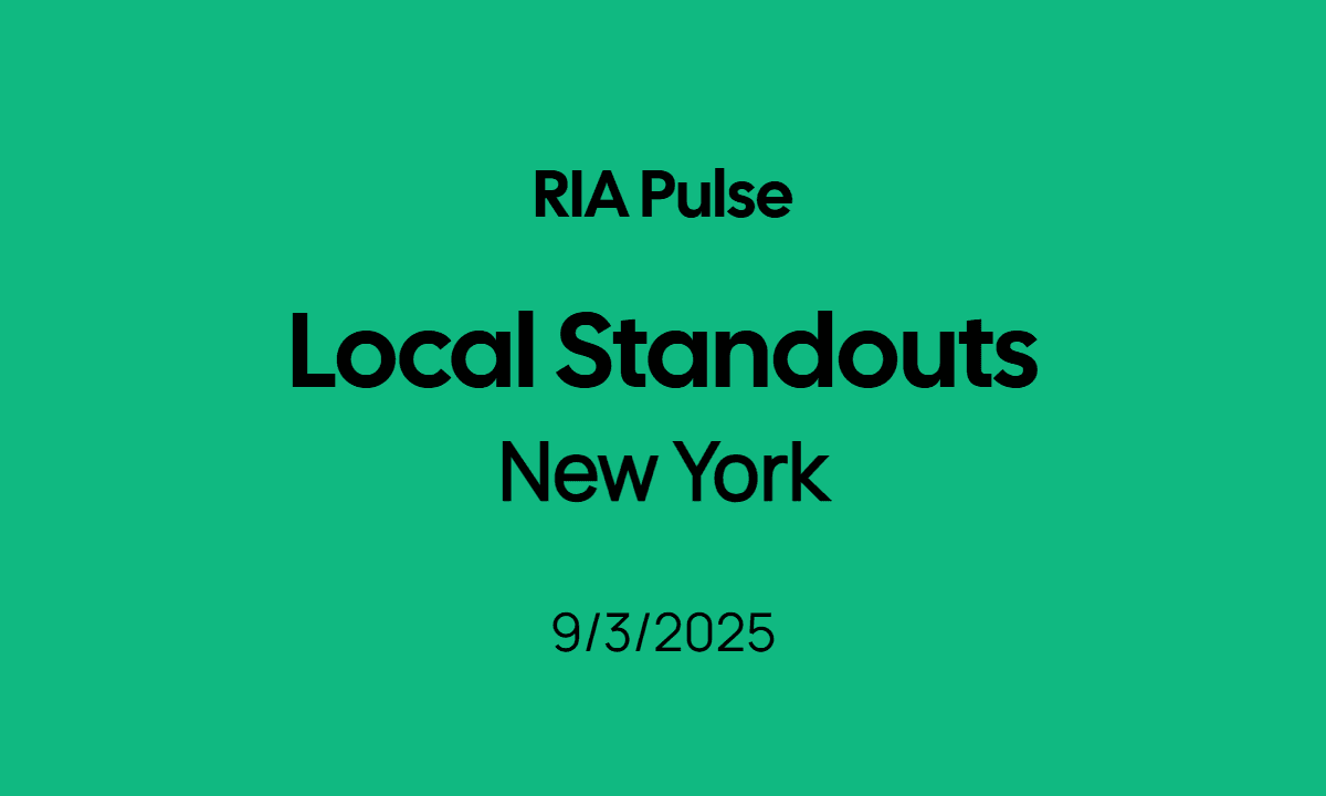 Cover Image for RIA Pulse Local Standouts: New York